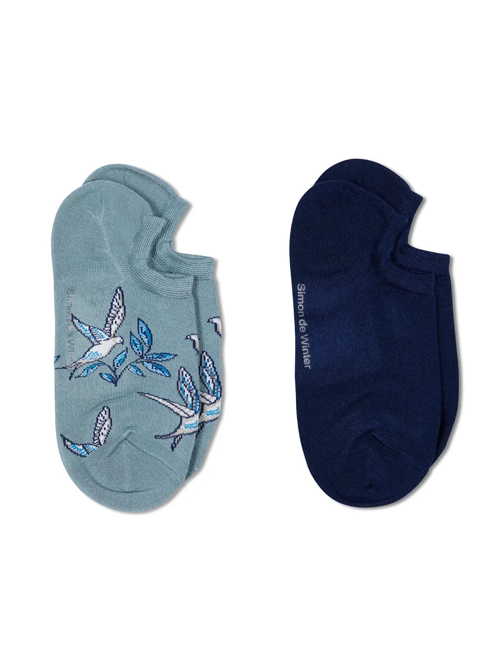 2 Pack Birds Invisible Sock