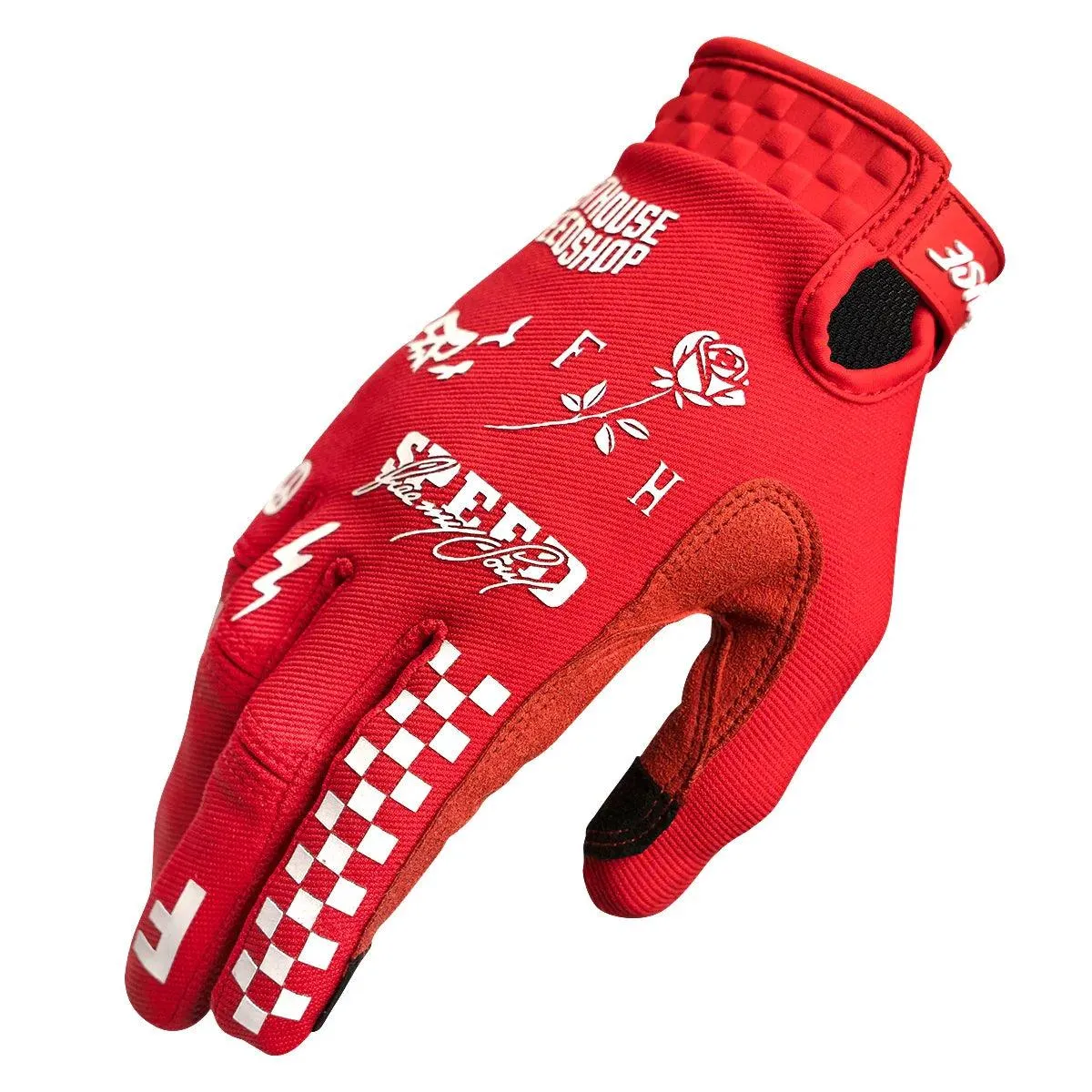 2024 FH MX Gloves Red Motocross Gloves Cycling Bicycle Riding Motorcycle Gloves MX MTB Racing Sports Cycling Dirt Bike Glove