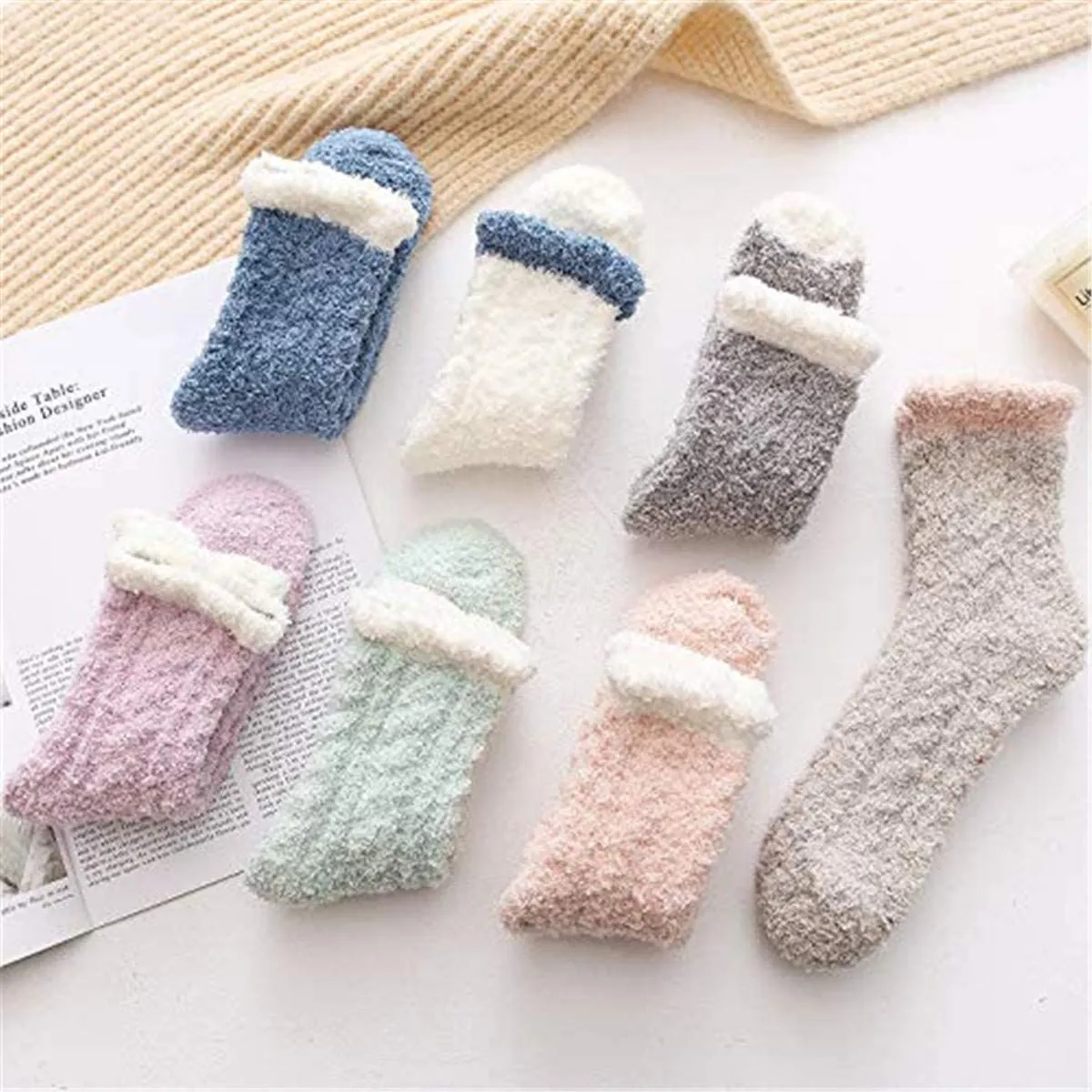 7-Pair: Women's Comfortable Sleeping Socks