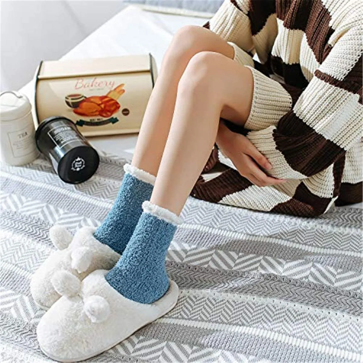 7-Pair: Women's Comfortable Sleeping Socks