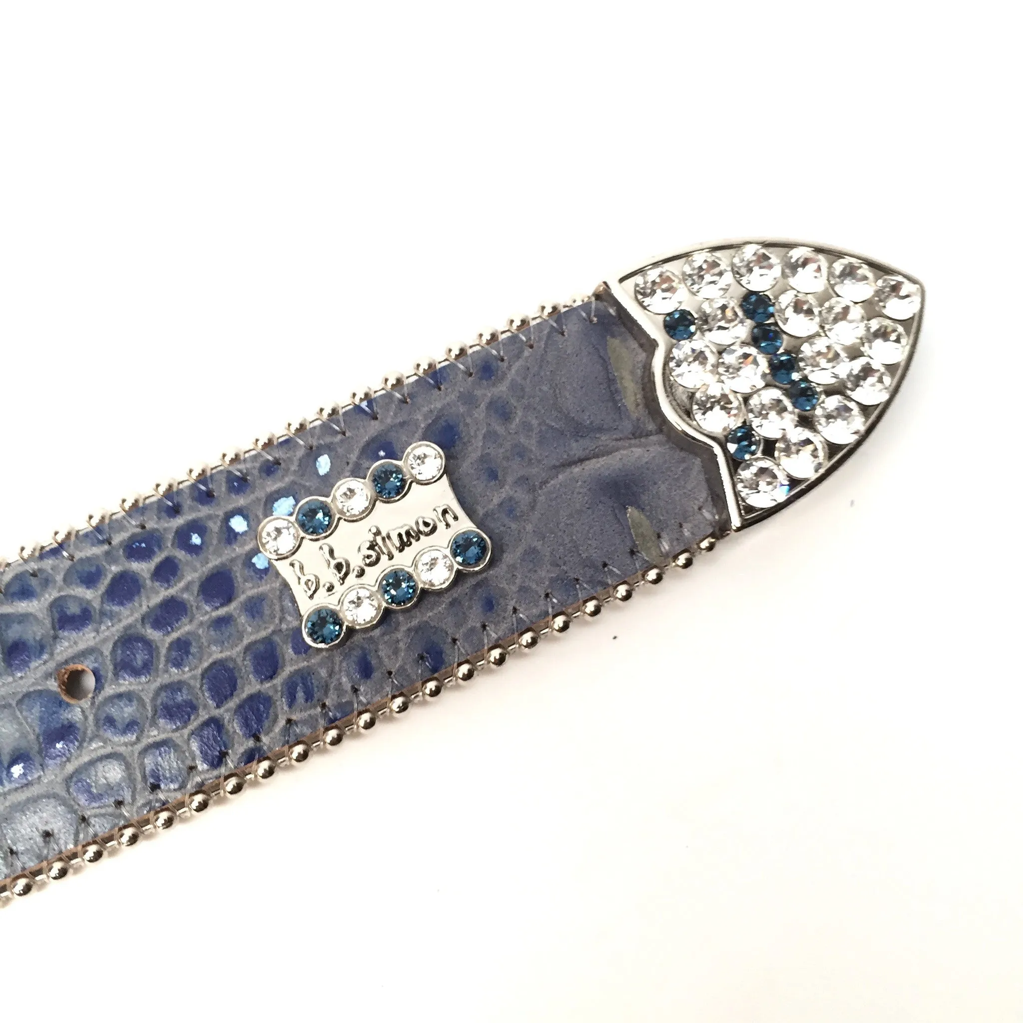 b.b. Simon " Royal Sapphire" Crystal Belt