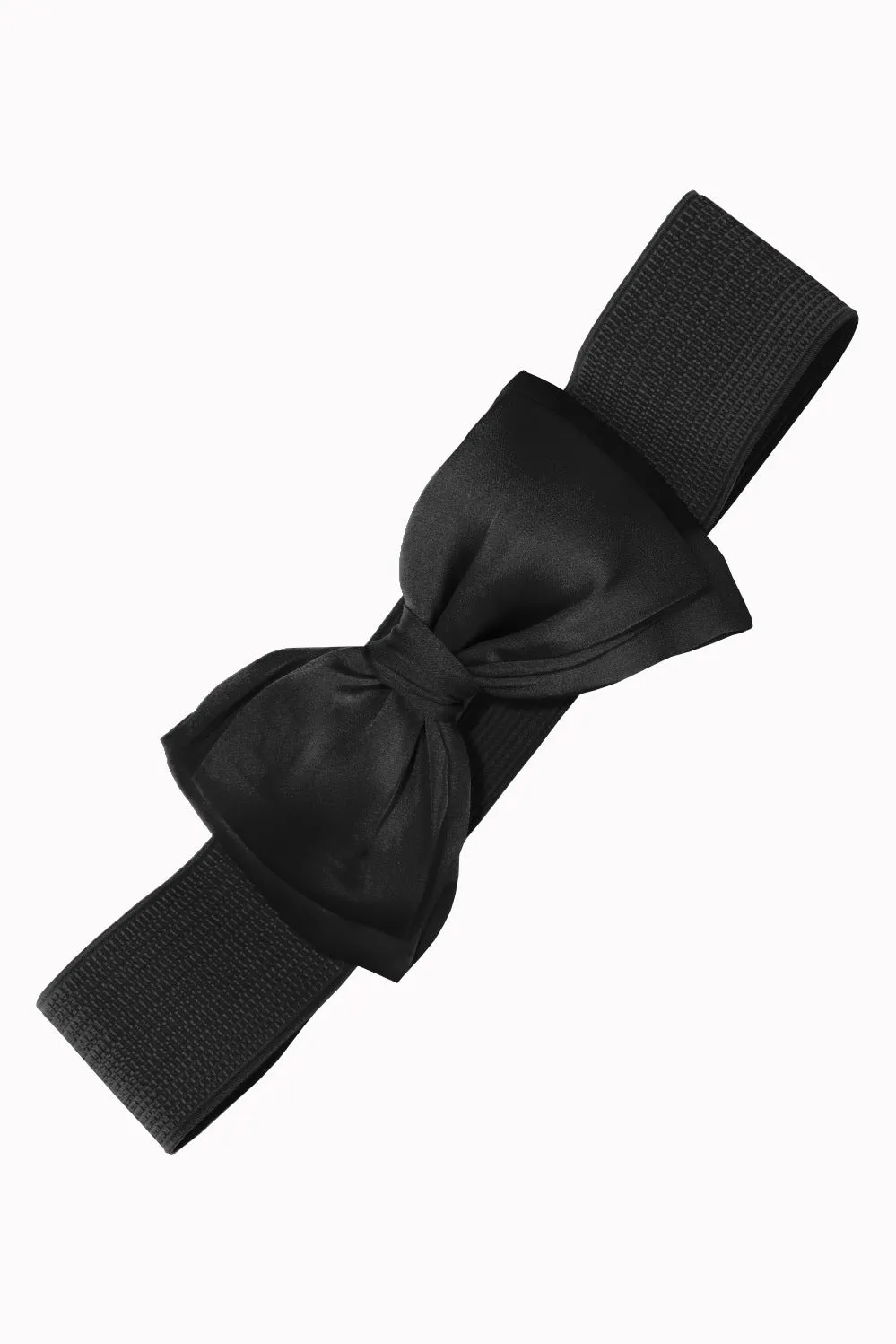 Bella Bow Belt in Black by Banned