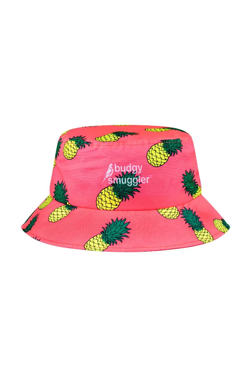 Bucket Hat 2.0 in Pink Pineapple