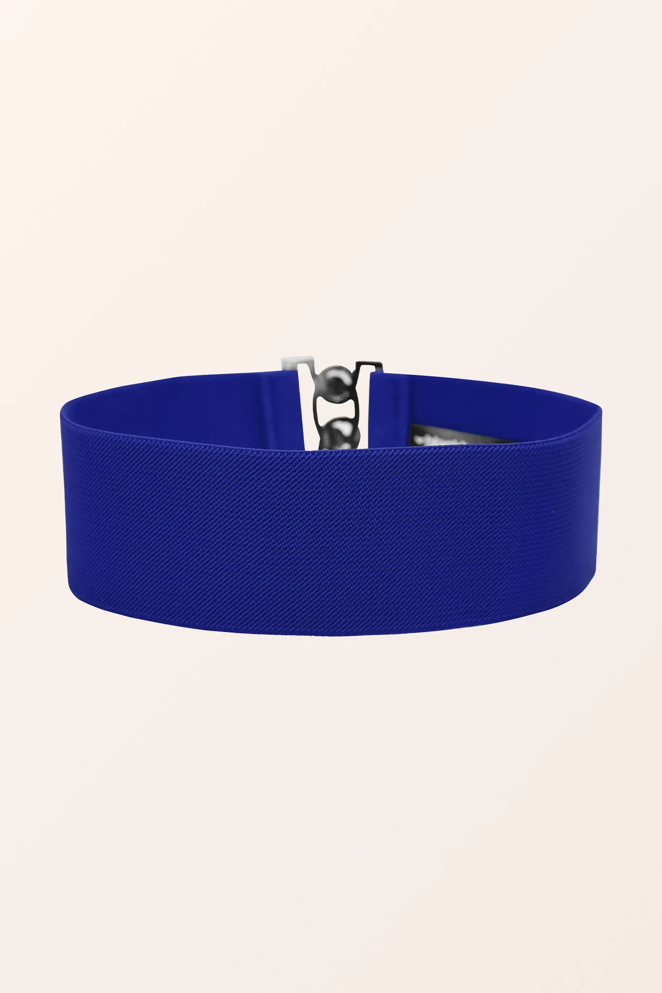 Classic Triple Eye-Hook Dress Belt - Royal Blue