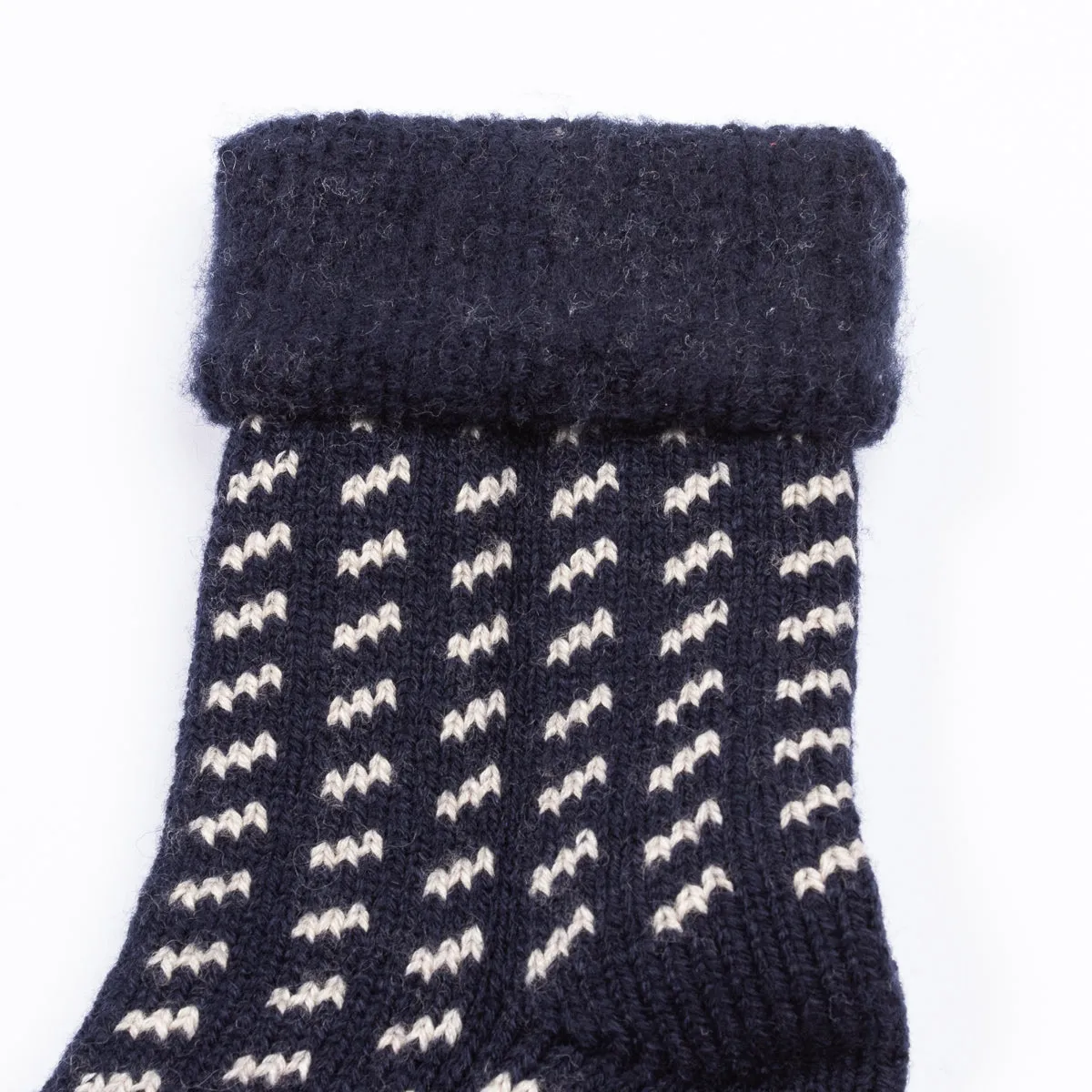 Comfy Room Socks - Bird's Eye Navy