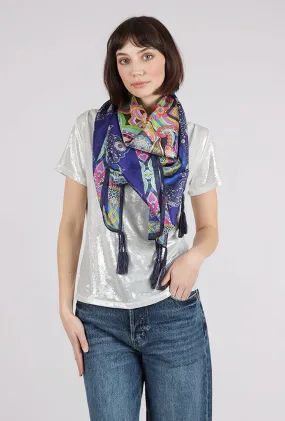 De Marne Silk Scarf, Multi