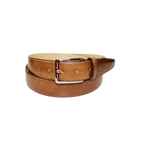 Emilio Franco 201 Men's Belts Brandy Calf-Skin Leather Men's Belts (EF1112)