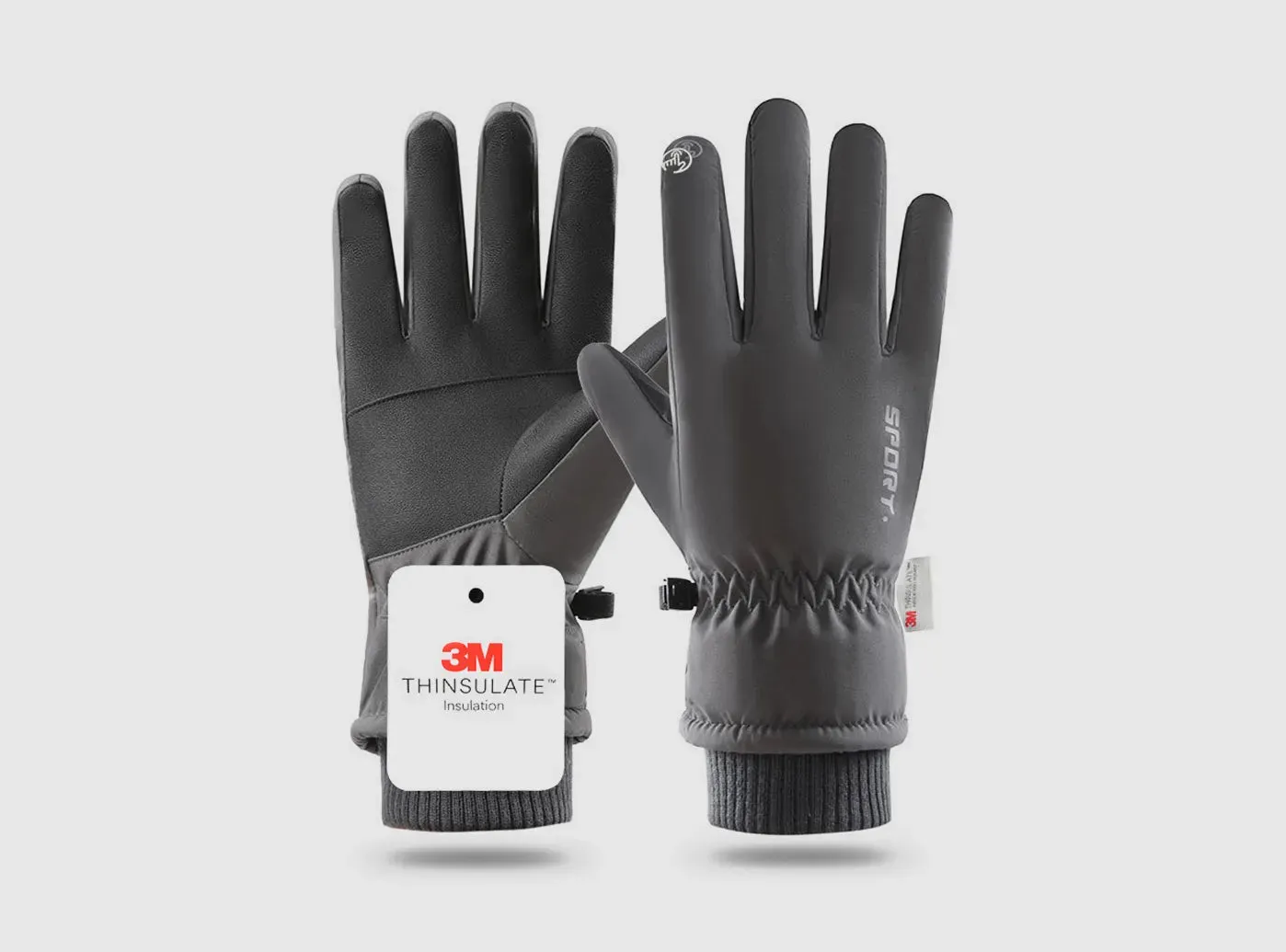 FitVille Unisex Heated Ski Gloves