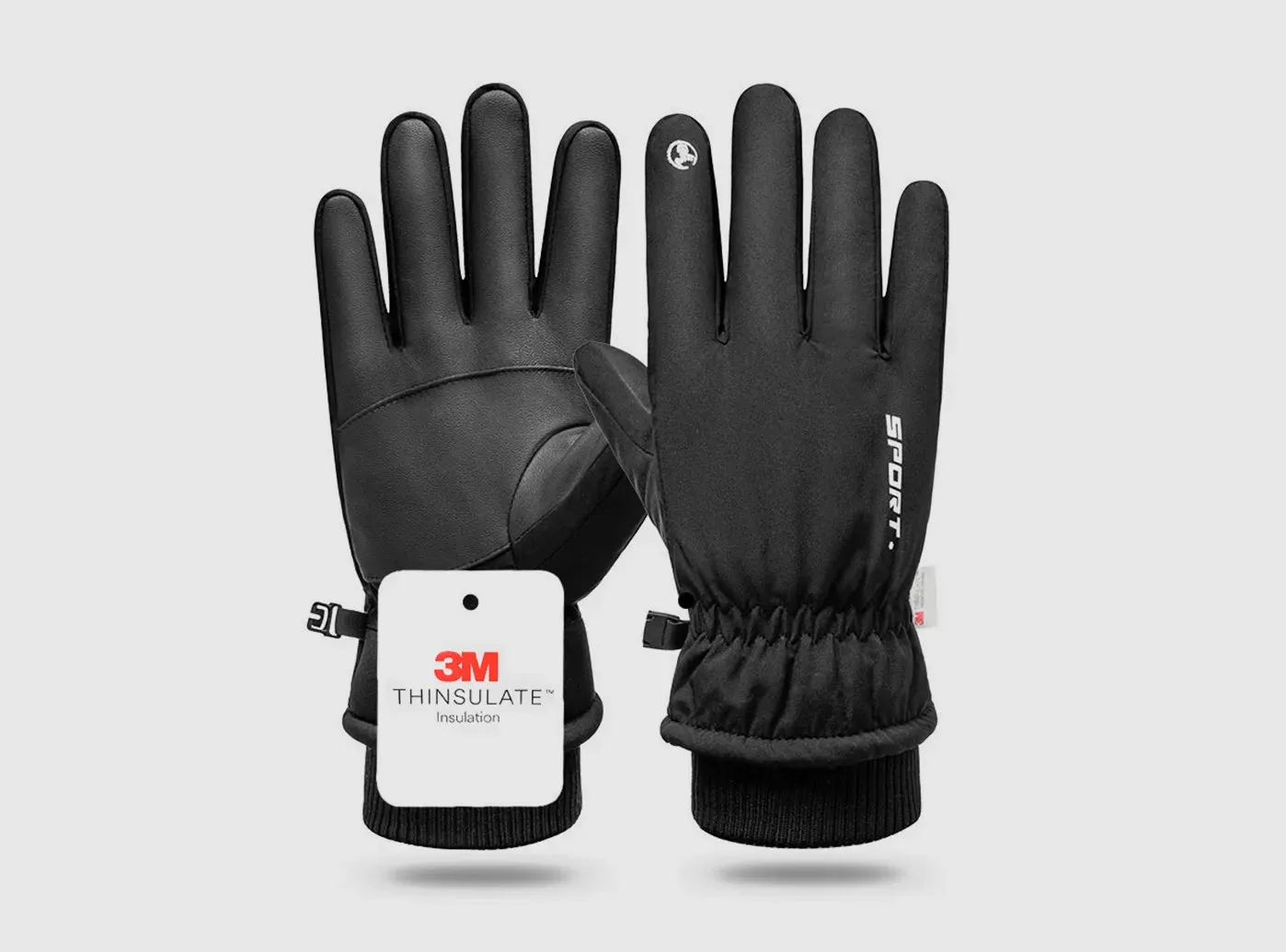 FitVille Unisex Heated Ski Gloves