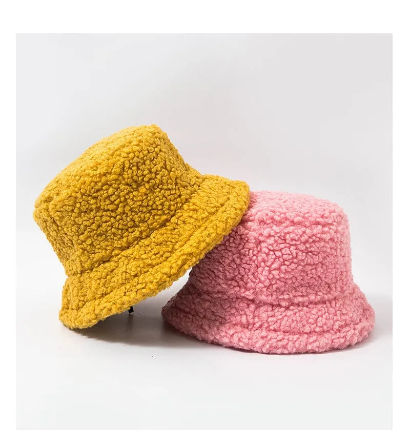 Fluffy Aesthetic Bucket Hats