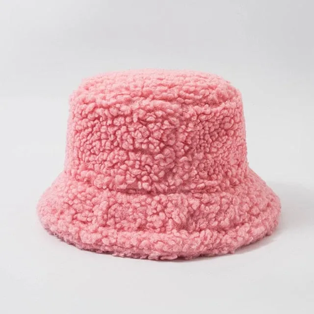 Fluffy Aesthetic Bucket Hats