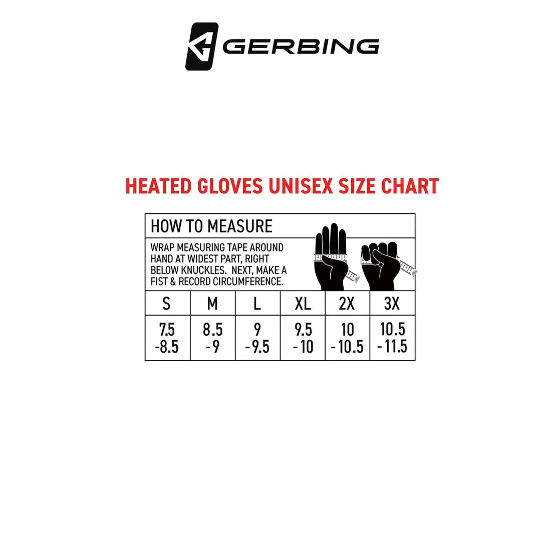 Gerbing 12V Extreme Hard Knuckle Heated Gloves- Motorcycle Snomobile ATV/UTV