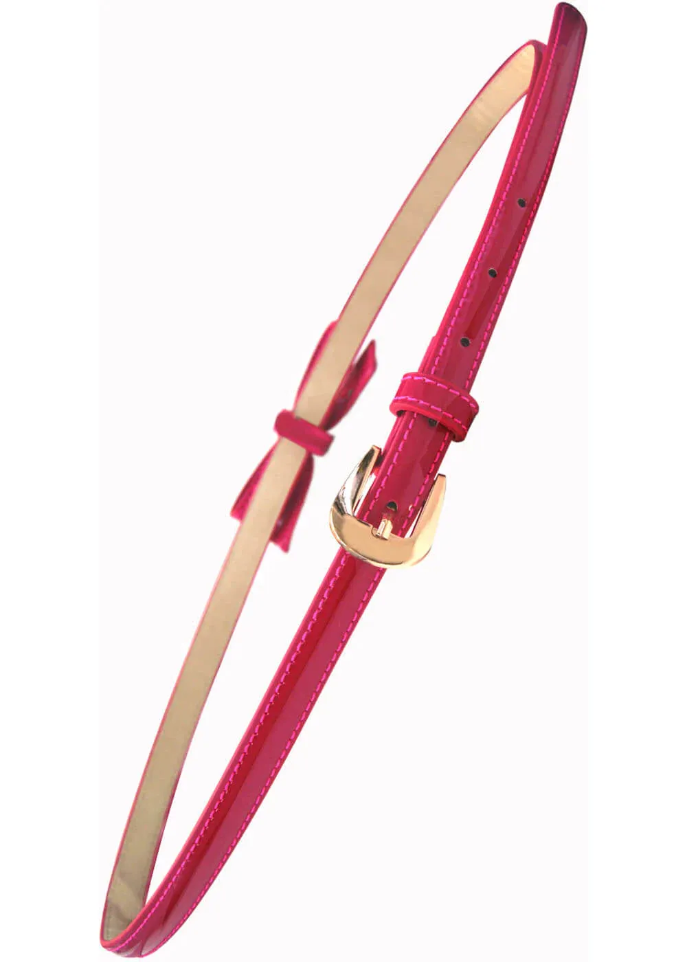 Gold Rush Belt in Hot Pink by Banned