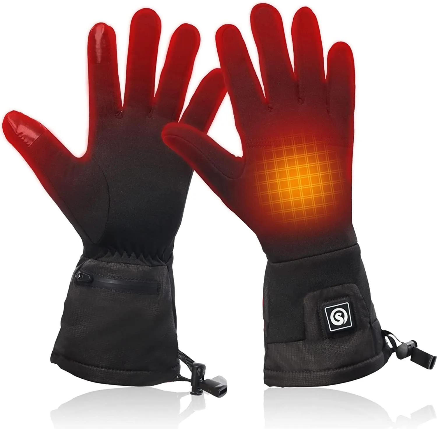 Heated Gloves - Lycra & Neoprene Material for Cold Weather