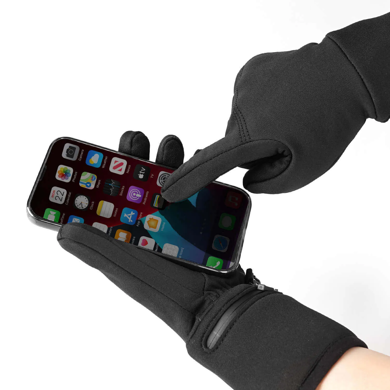 Heated Gloves - Touch Screen & Thermal Design for Winter Sports