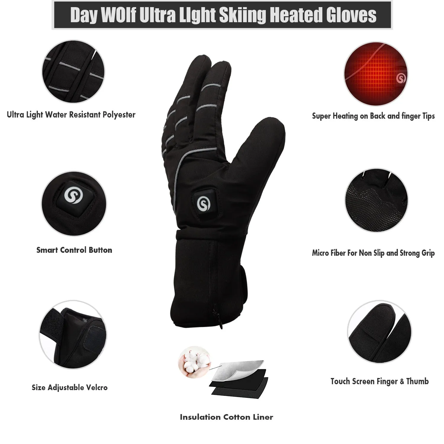 Heated Gloves - Ultimate Warmth for Winter Activities