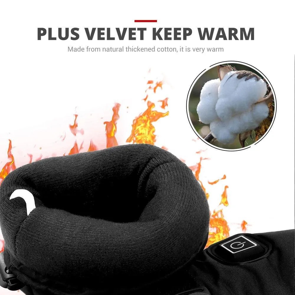 Heated waterproof gloves