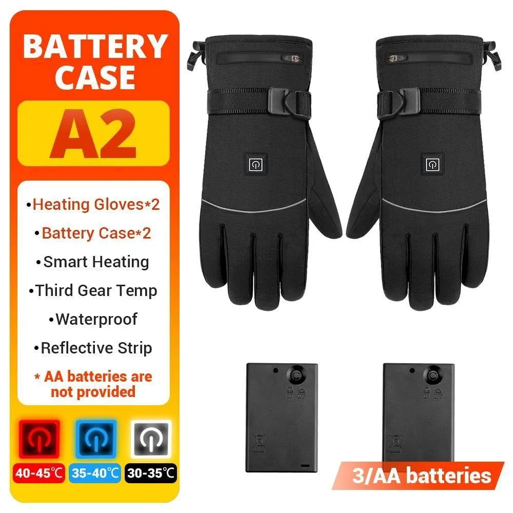 Heated waterproof gloves