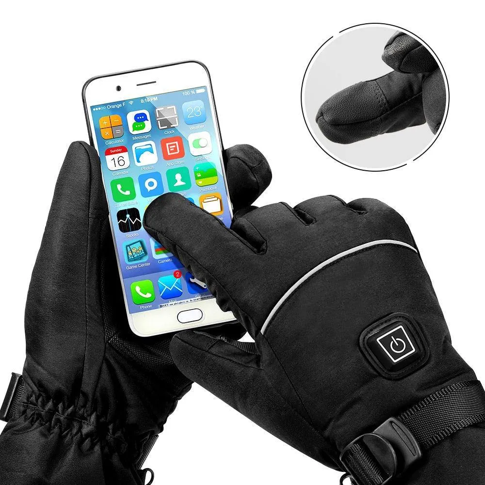 Heated waterproof gloves