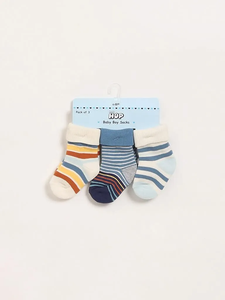 HOP Baby Multicolour Socks - Pack of 3