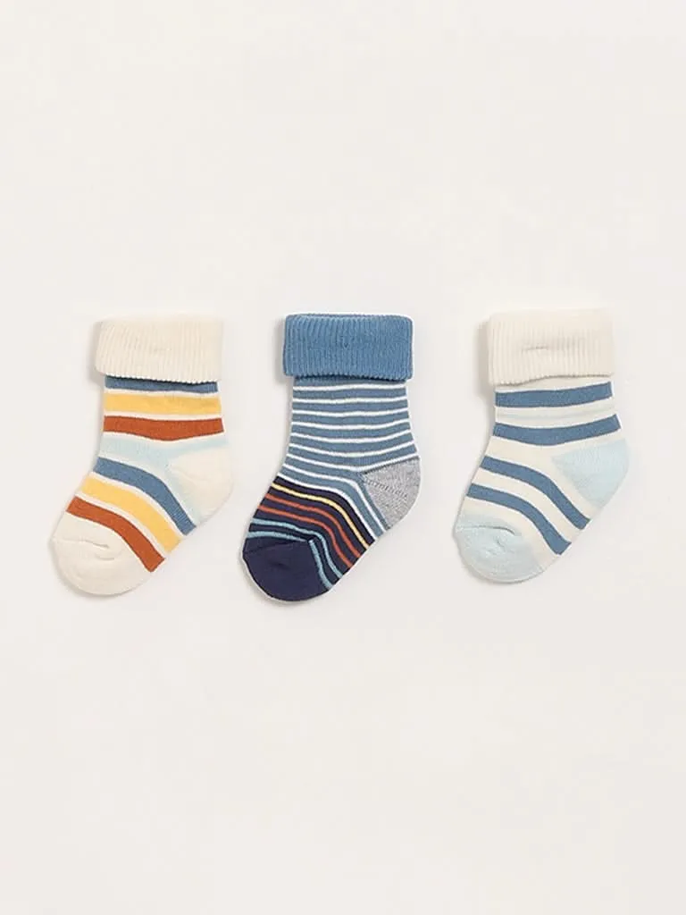 HOP Baby Multicolour Socks - Pack of 3