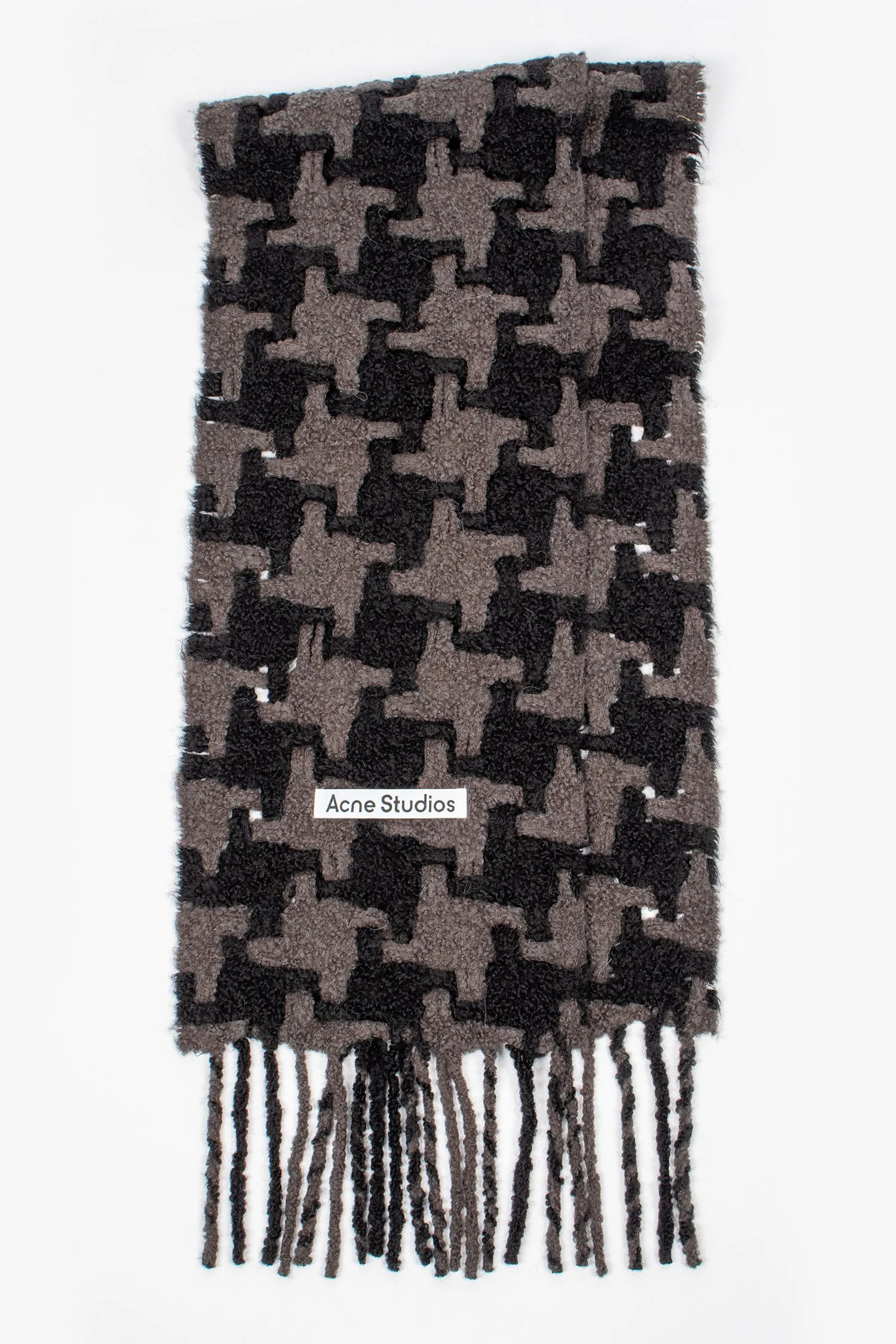 Houndstooth Scarf Black/Grey