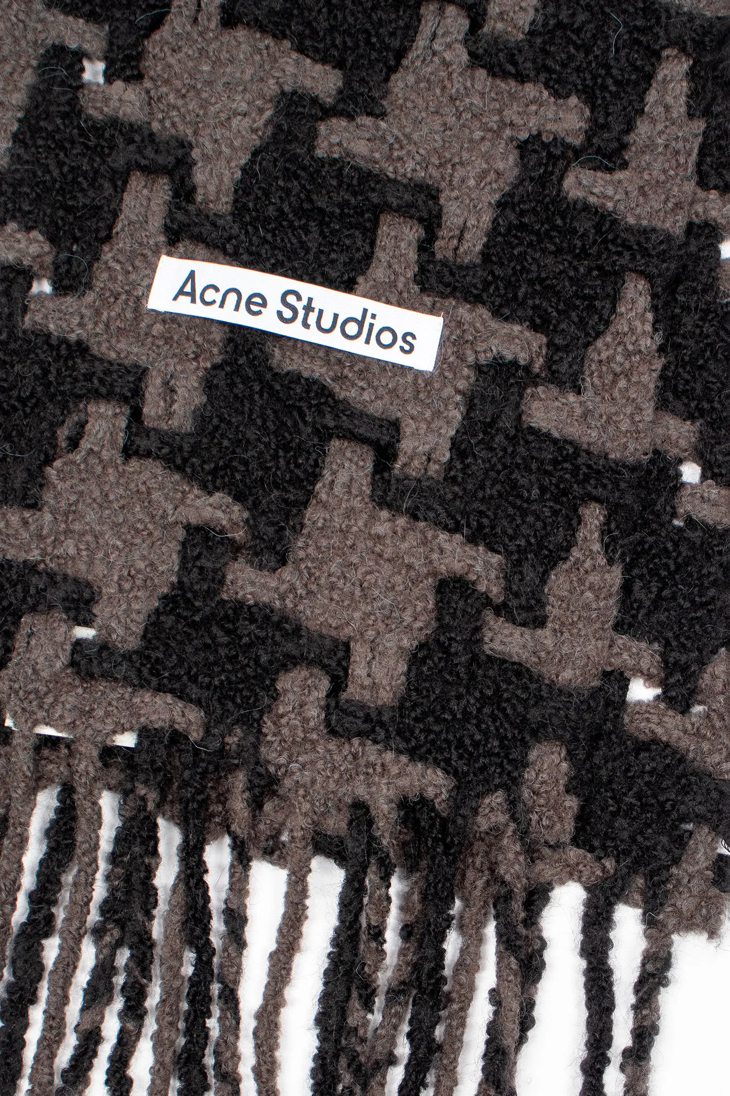 Houndstooth Scarf Black/Grey