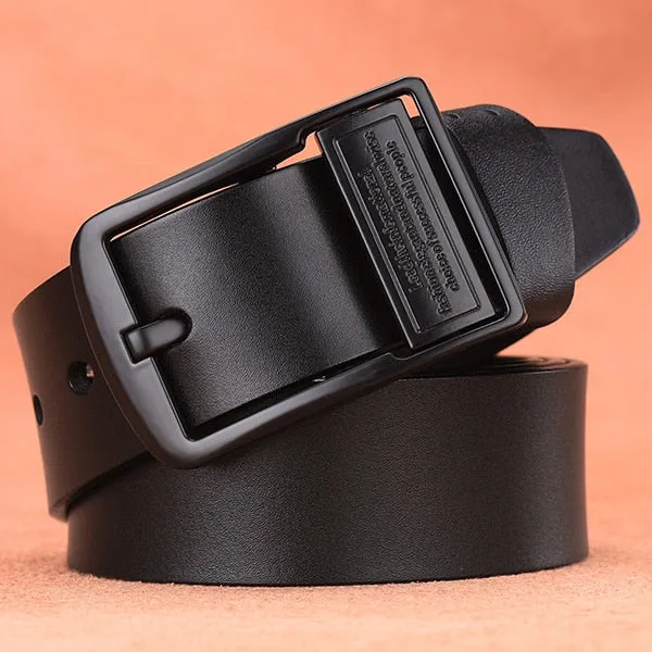 leahther belt men male genuine leather strap belt