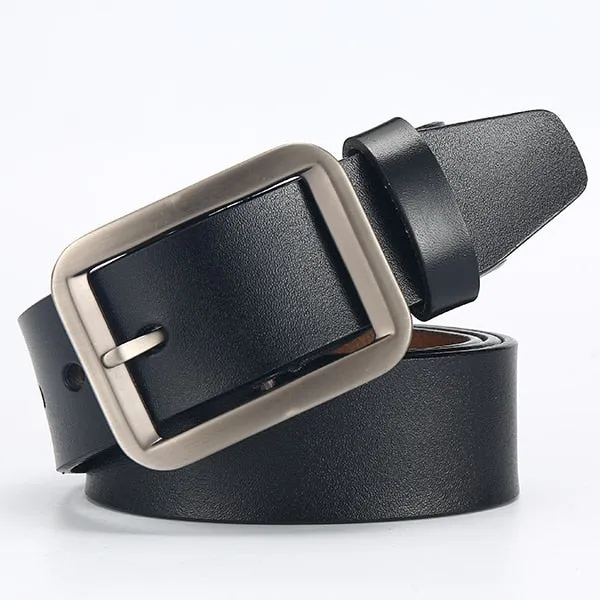 leahther belt men male genuine leather strap belt