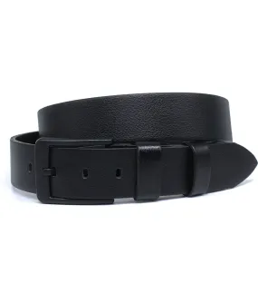 Leather Belts, Black for Men Genuine