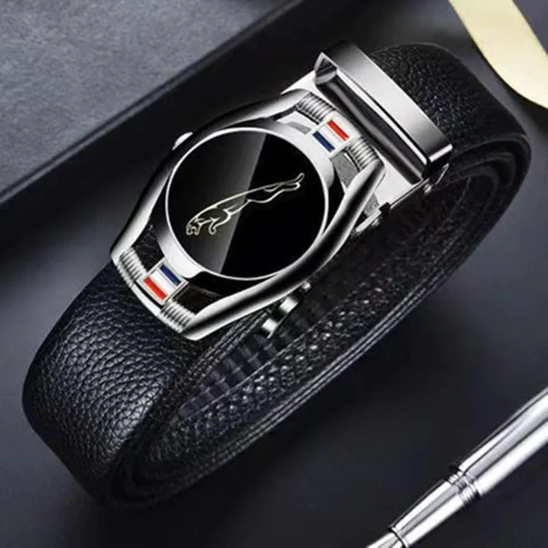 Men's Automatic Buckle Genuine Leather Belt