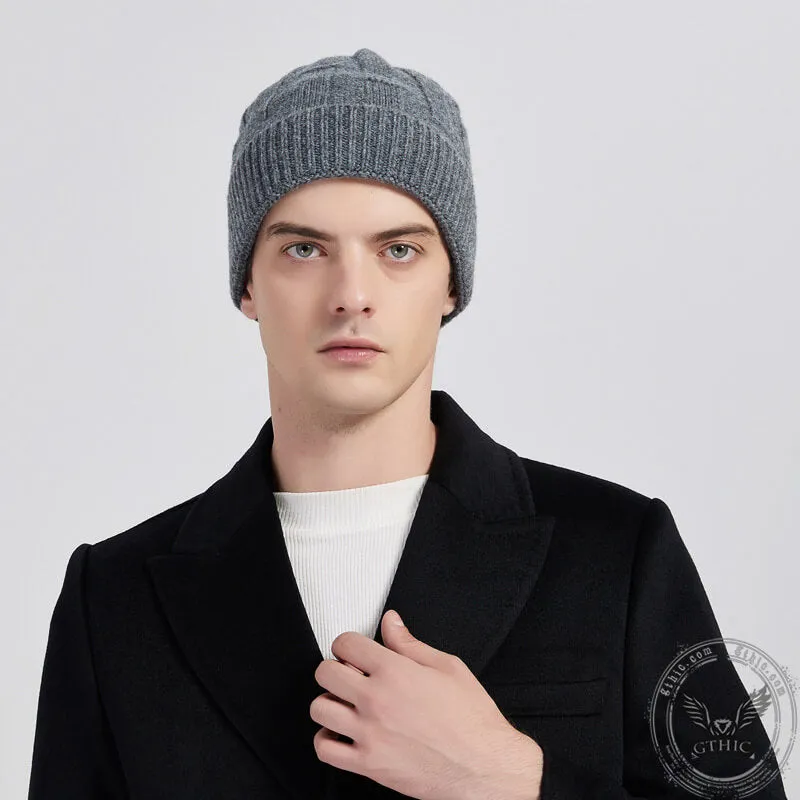 Men’s Wool Knitted Beanie Hats