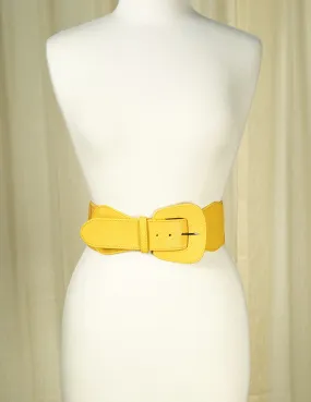 Mustard Pinup Cinch Belt