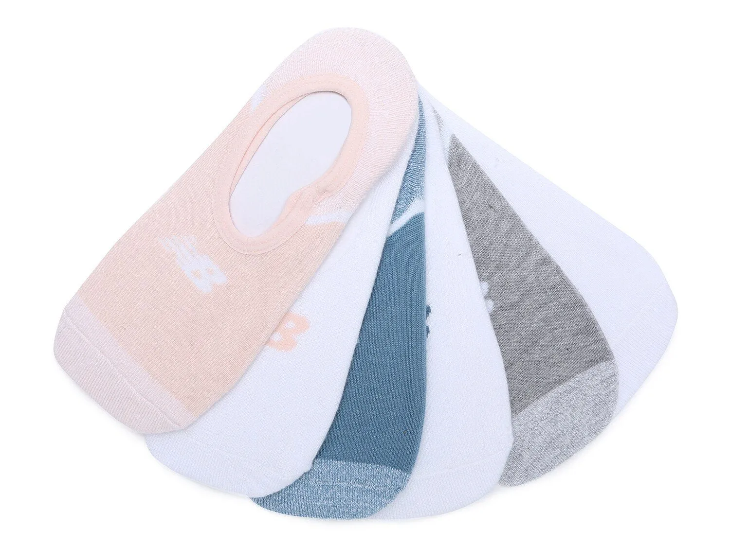 New Balance Color Block Socks 6 Pack, Multicolor