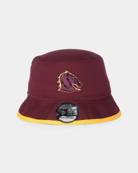 New Era Brisbane Broncos NRL '22 Bucket Hat Dark Purple