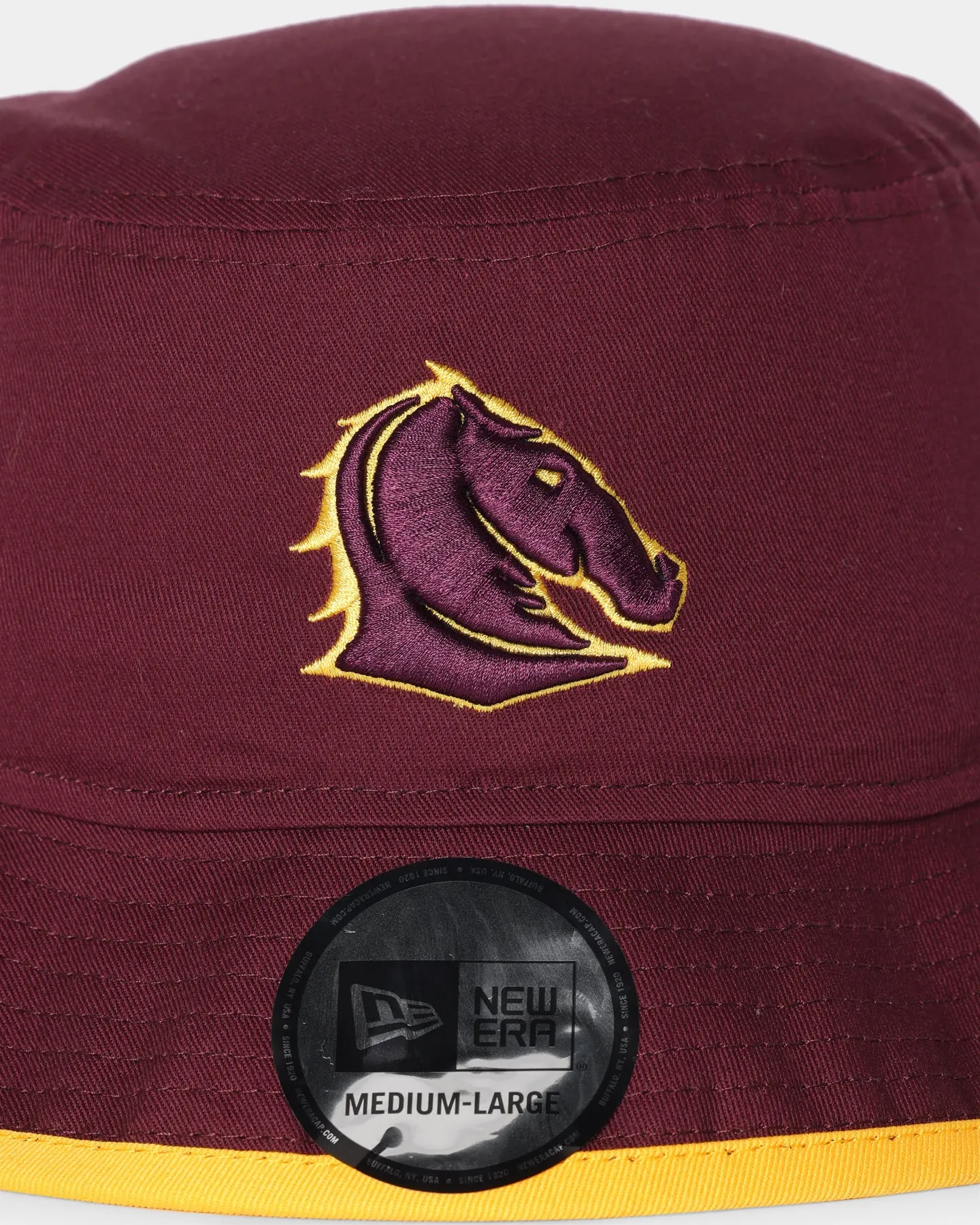 New Era Brisbane Broncos NRL '22 Bucket Hat Dark Purple