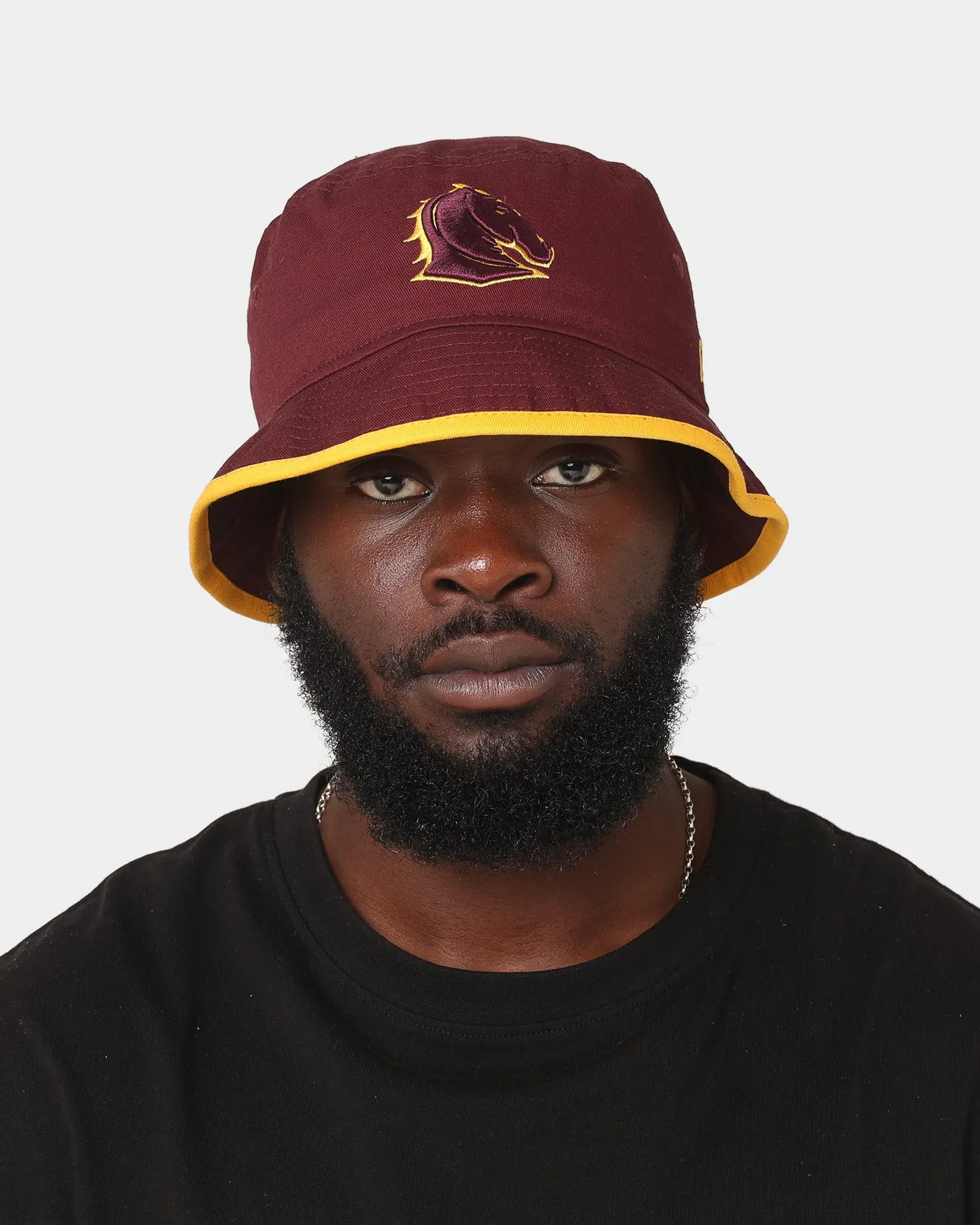 New Era Brisbane Broncos NRL '22 Bucket Hat Dark Purple