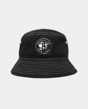 New Era Brooklyn Nets 'Black/White Contrast' Bucket Hat Black