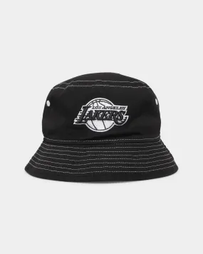 New Era Los Angeles Lakers 'Black/White Contrast' Bucket Hat Black