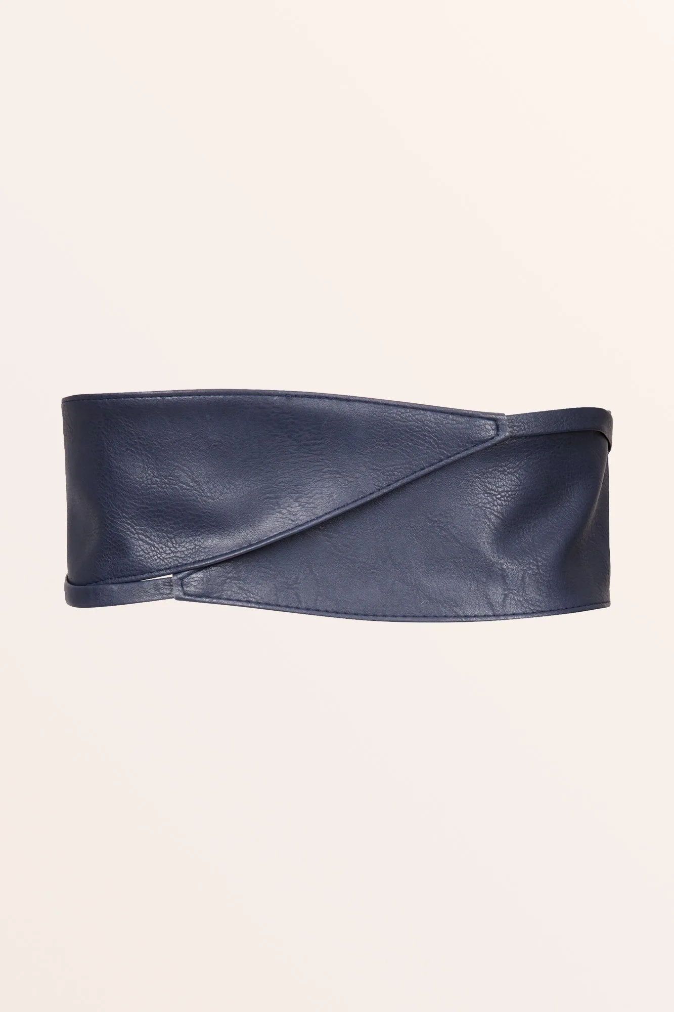 Obi Self Knot Tie Belt - Midnight Blue