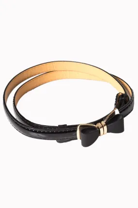 Ocean Avenue Belt in Black by Banned