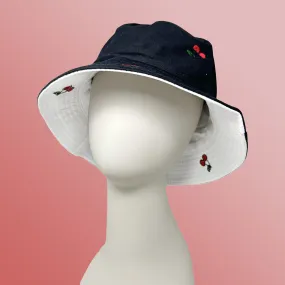 Reversible Cherry Bucket Hat