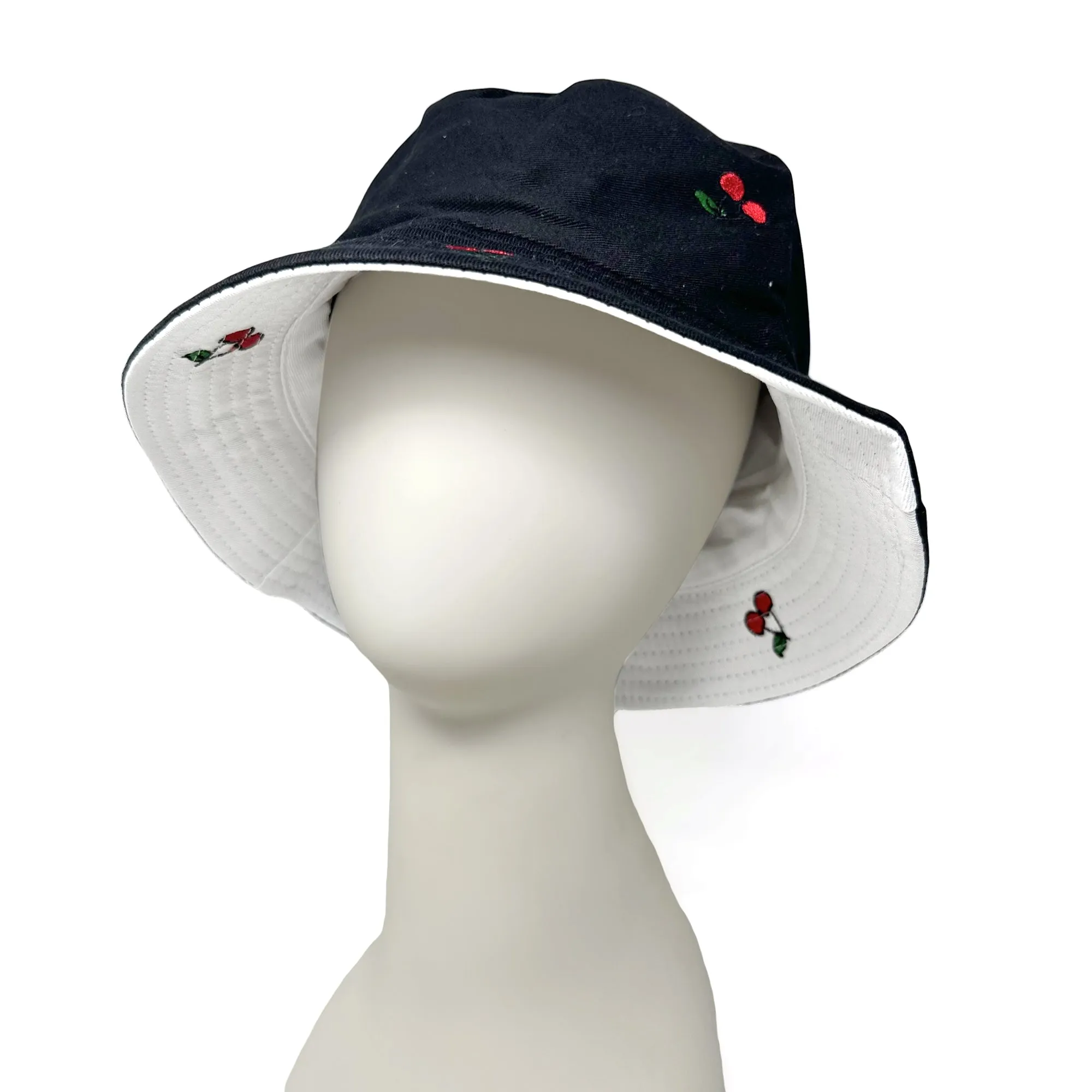 Reversible Cherry Bucket Hat