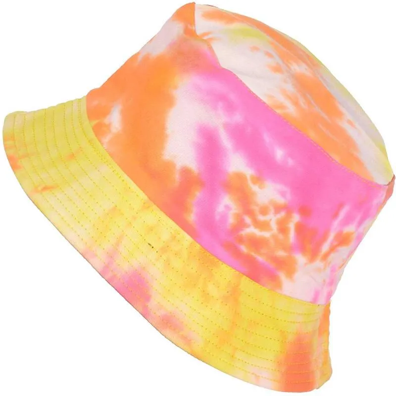 Reversible Printed Bucket hat JH877 orange