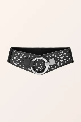 Ring Hook Buckle Belt - Black