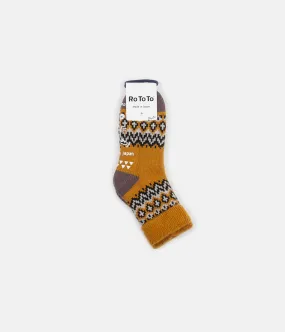 RoToTo Comfy Room Socks - Nordic Yellow