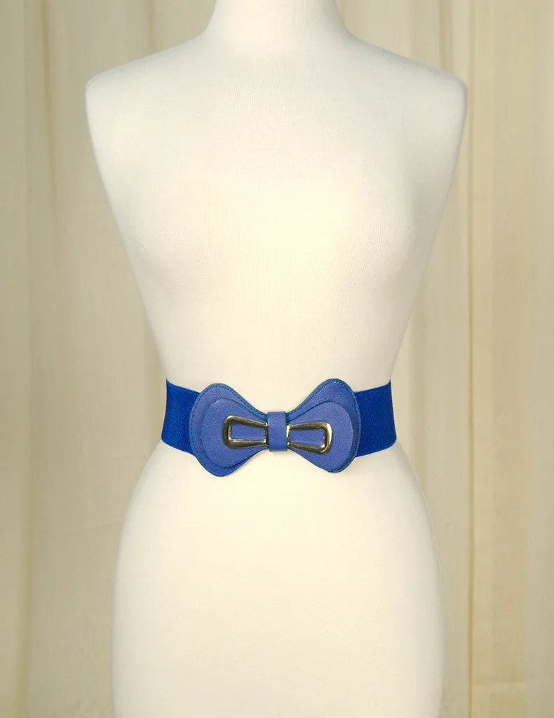 Royal Blue Glamour Cinch Belt