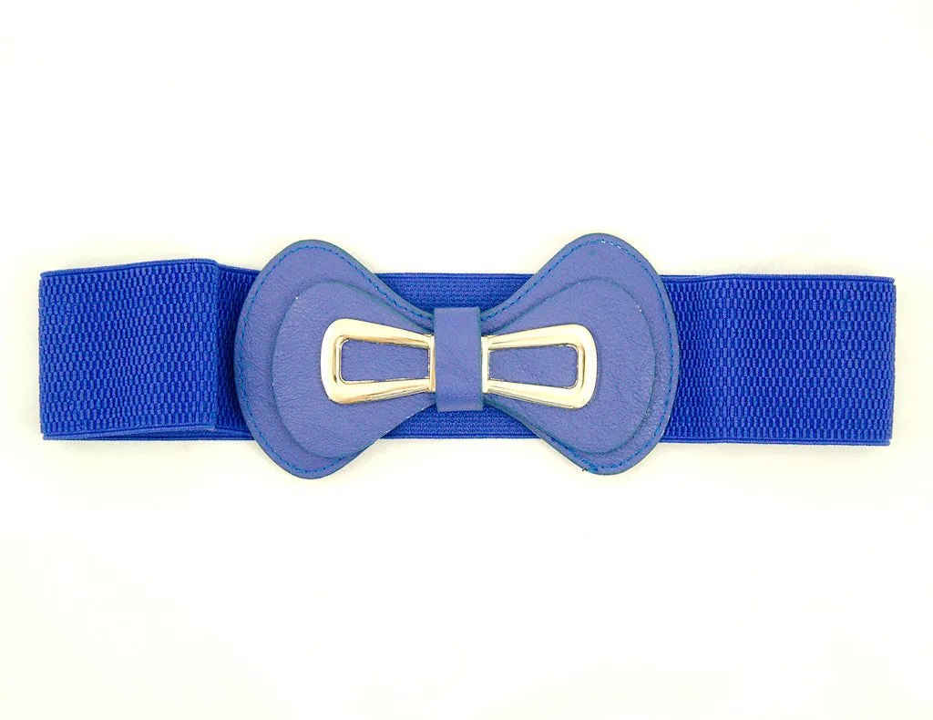 Royal Blue Glamour Cinch Belt