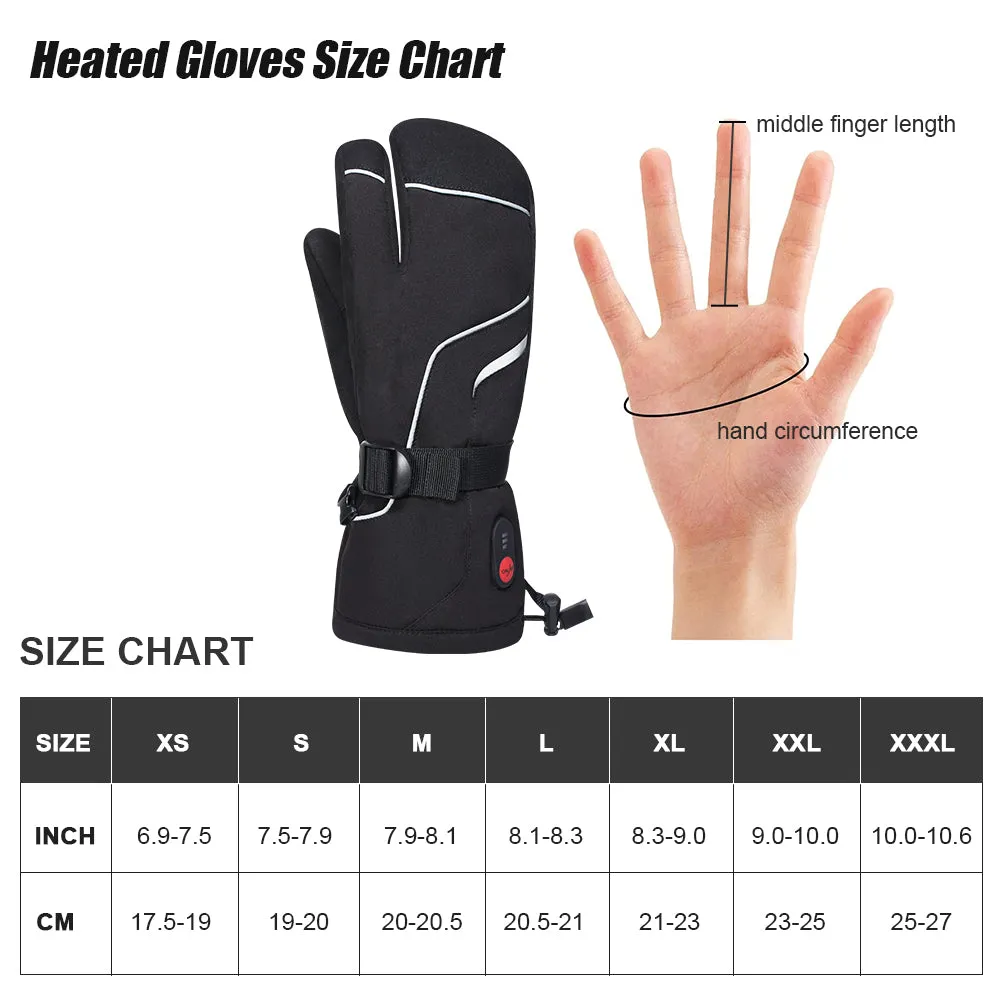 S66G Unisex Heated Mitten Gloves