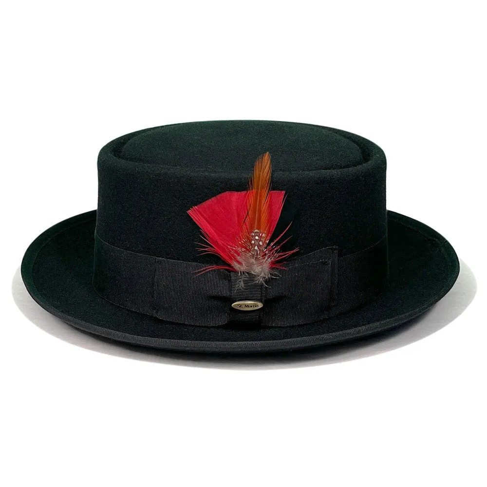 Saint Martin - Wool Felt Pork Pie Hat